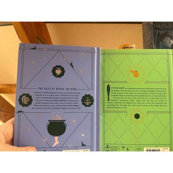 Harry Potter books quidditch, tales of the beedle bard jk Rowling - Picture 3 of 4